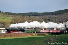 Dampfsonderzug nach Marburg