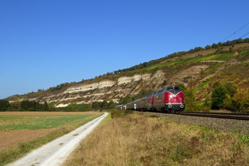 V200 033 und V200 116 mit dem Sonderzug der Eisenbahnfreunde Wit